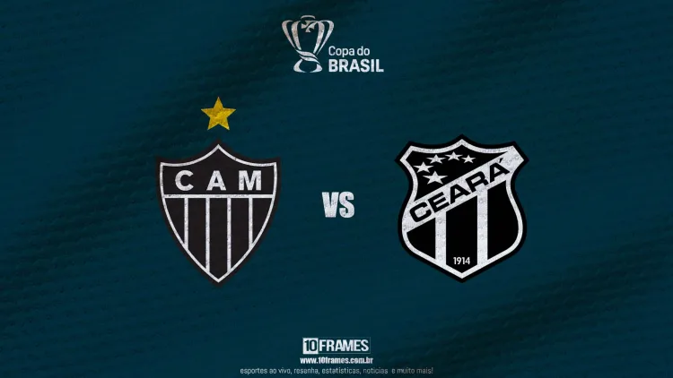 Atlético Mineiro X Ceará, Copa do Brasil, onde assistir, prévia e prováveis escalações