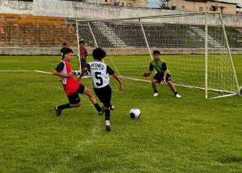 Ateneu em treinamento na categoria sub 14 - Foto Gian Marlon