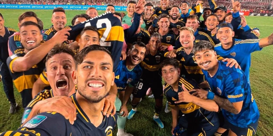 Com gol de pênalti e muita polemica, Boca Junior vence o super clássico contra River em pleno monumental lotado