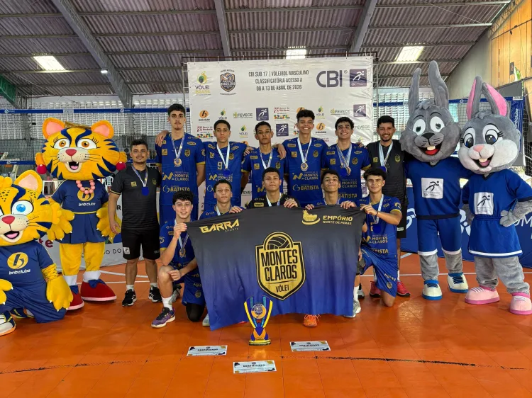 Montes Claros Vôlei Sub-17 conquista título inédito do Brasileiro Interclubes e garante acesso à elite nacional