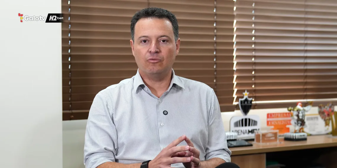 Rafael Menim anuncia sua saída do Atlético - Imagem Reprodução GaloTV