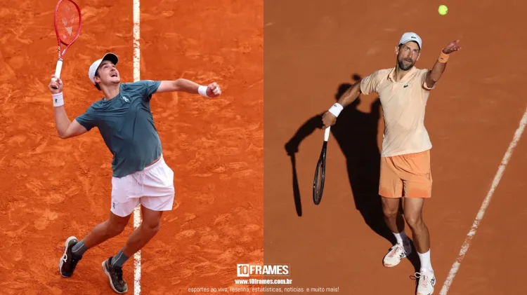 João Fonseca enfrenta Djokovic pela primeira vez na carreira, pela terceira rodada de Roland Garros