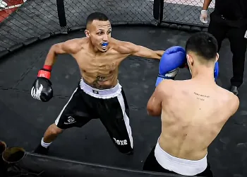 Gabriel Kati conquista o título montes-clarense de boxe na categoria peso leve com nocaute técnico