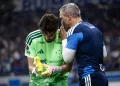 O goleiro Otávio recebe instrução no jogo contra o Boca - Foto Gustavo Aleixo - Cruzeiro