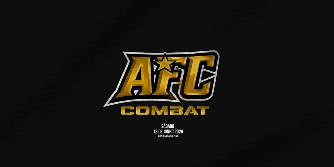 AFC Combate 2026 agita Montes Claros com disputas de MMA, Boxe, K1 e Jiu-Jítsu neste sábado