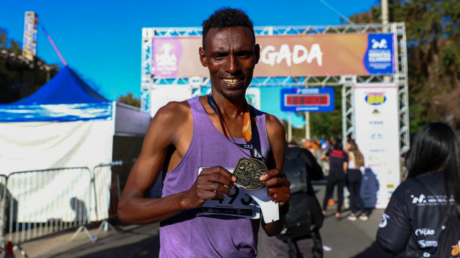 Dinken Girma Masebo - Campeão da Meia Maratona Jose Nardel - Foto Prefeitura de Montes Claros - 2026