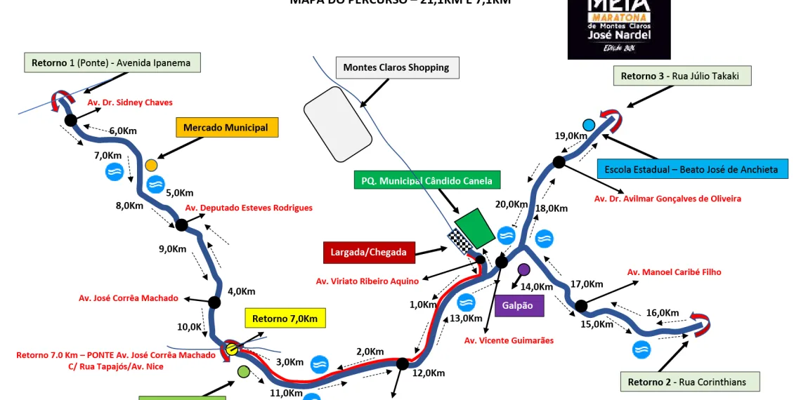 18ª Meia Maratona José Nardel 2026, será dia 28 em Montes Claros, com novo percurso, inscrições abertas