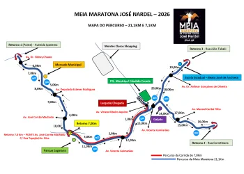 18ª Meia Maratona José Nardel 2026, será dia 28 em Montes Claros, com novo percurso, inscrições abertas