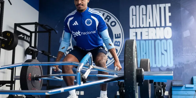 Matheus Pereira em treinamento Muscular pelo Cruzeiro - Foto Gustavo Aleixo - Cruzeiro - 22-06-2026
