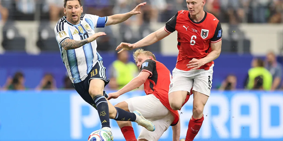 Com mais um show de Messi Argentina vence a Áustria e esta classificada para a segunda fase da Copa do Mundo