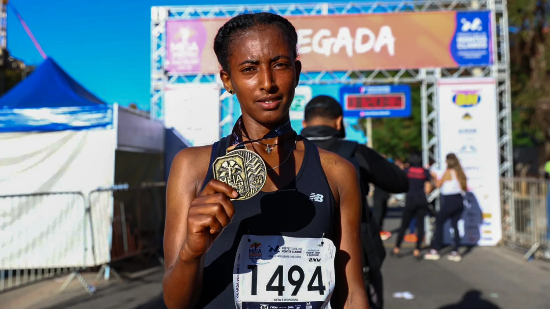 Seble Tadese Wondimu Campeã da Meia Maratona Jose Nardel - Foto Prefeitura de Montes Claros 2026