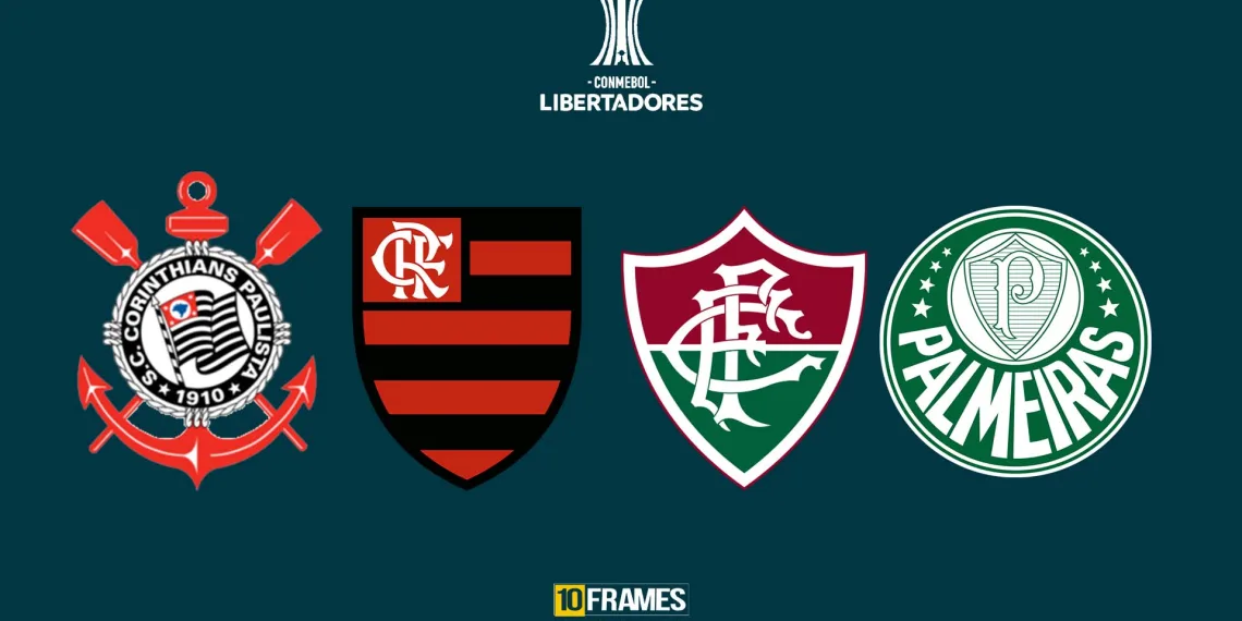 Quatro brasileiros avançam às quartas de final da Libertadores