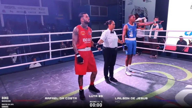 Lailson Gabriel vence paulista na final e conquista o Open Nacional- São Paulo de Boxe para Minas Gerais