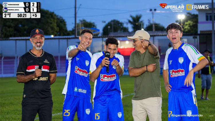 Paraisense empata com Pedra Azul e está na final da Copa Folha Regional