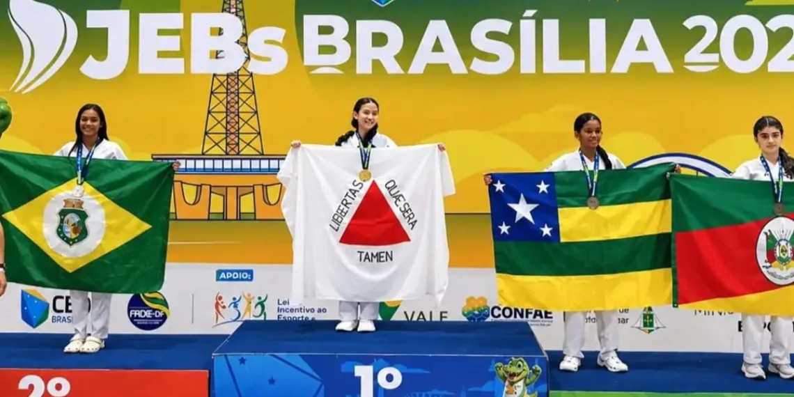De Salinas Emanuelly Fernandes conquista título da Série Bronze nos Jogos Escolares Brasileiros