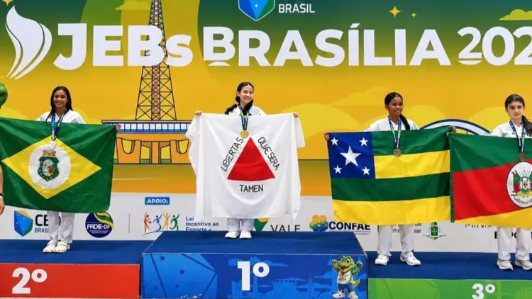De Salinas Emanuelly Fernandes conquista título da Série Bronze nos Jogos Escolares Brasileiros