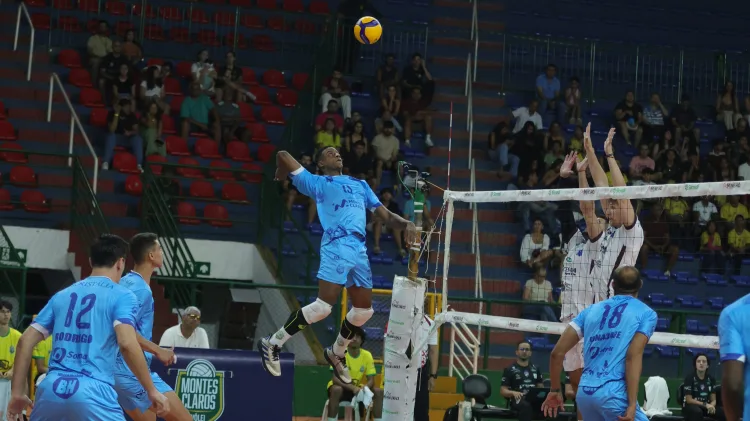 Montes Claros Vôlei vence JF Vôlei por 3 a 0, mas fica fora das semifinais do Mineiro