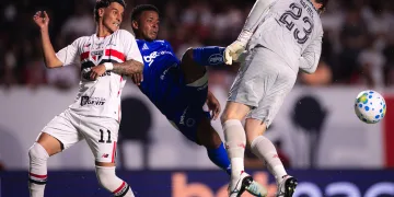 São Paulo 2x1 Cruzeiro em 4-4-2026 - Foto Gustavo Aleixo - Cruzeiro